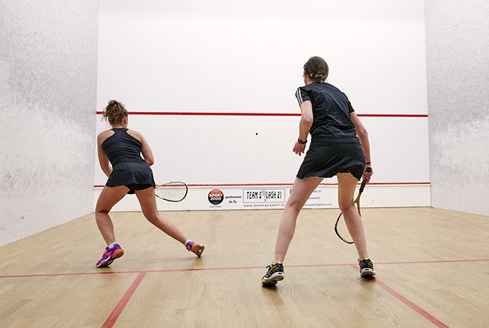 squash badminton foot en salle le klube dijon