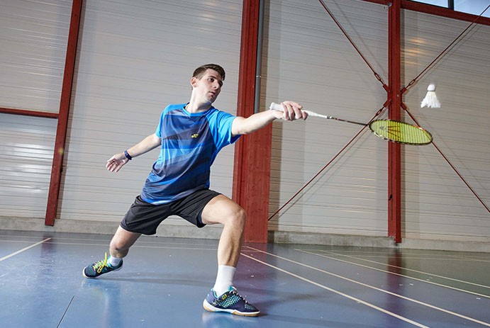 squash badminton foot en salle le klube dijon