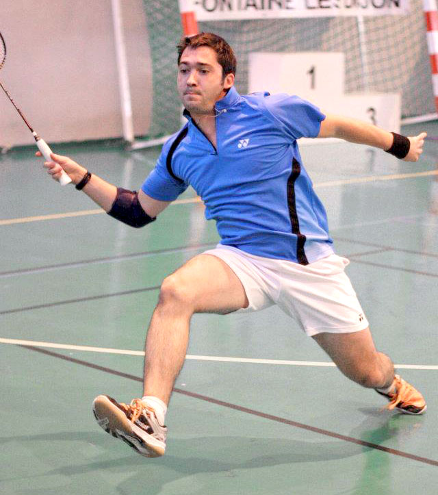 mathieu Mathieu Mespoulhe coach badminton le klube dijon