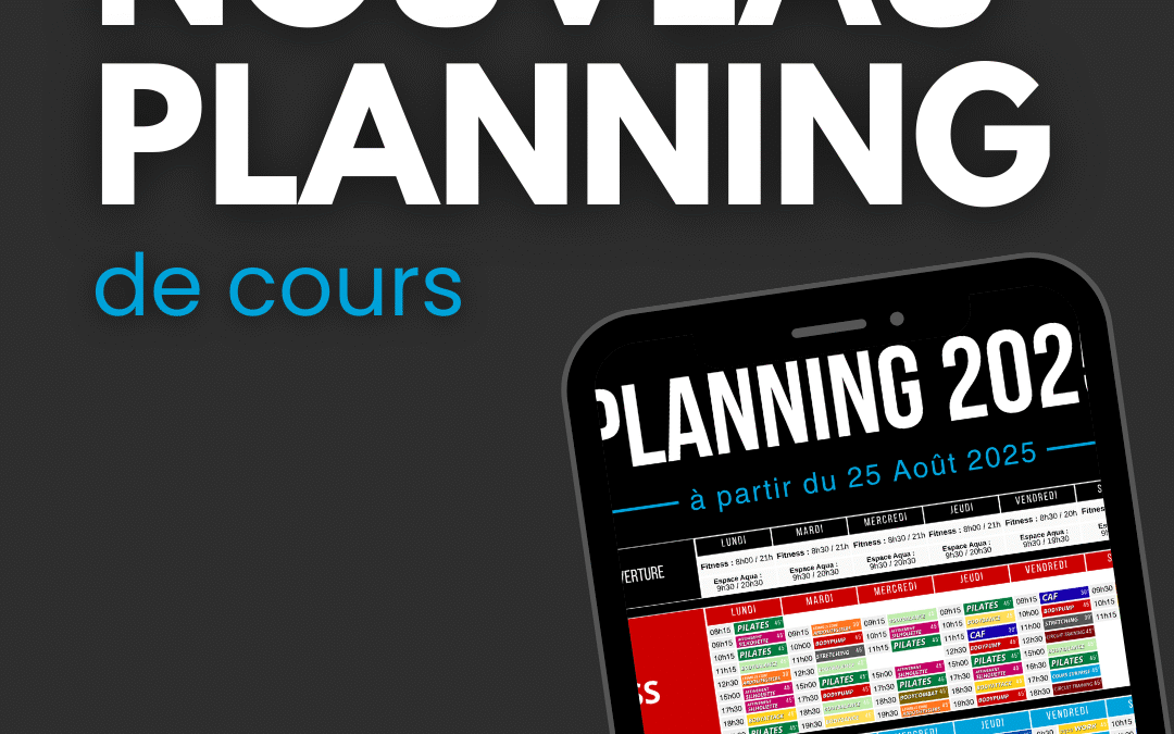 NOUVEAU PLANNING RENTREE – 2025