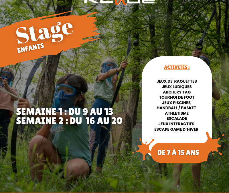STAGE ENFANTS – FEVRIER 26